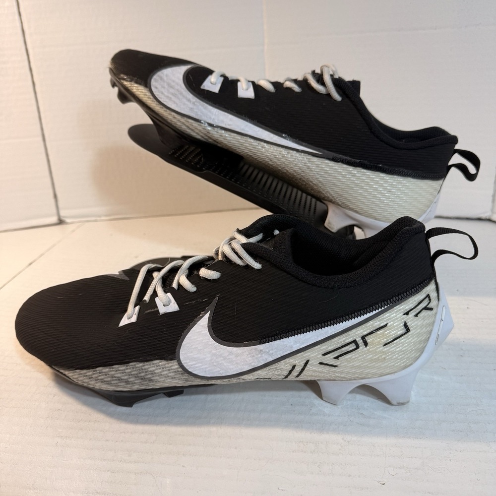 Nike Vapor Edge Speed 360 2 Football Cleats Mens Size 14 Black White Athletic